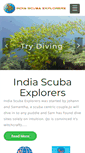 Mobile Screenshot of indiascubaexplorers.com